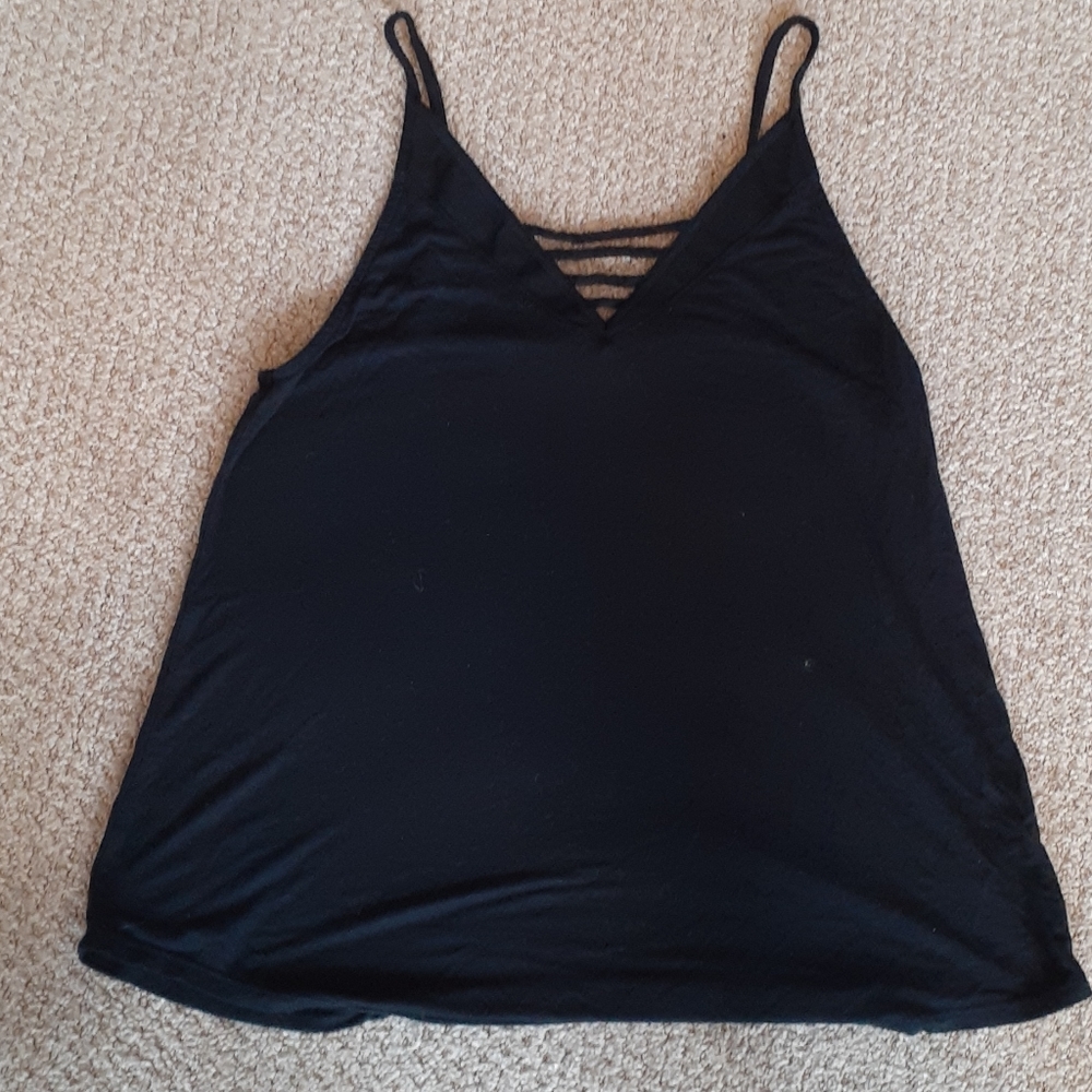 black tank top
